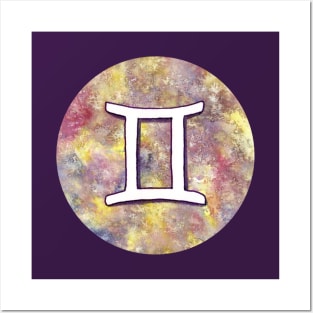 Gemini astrological sign Posters and Art